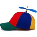 【LuckyBabyFans Store】Rainbow Windmill Dragonfly Baseball Cap Helicopter Propeller Parent-child Hat Snapback Hat Kids Boys Girls. 