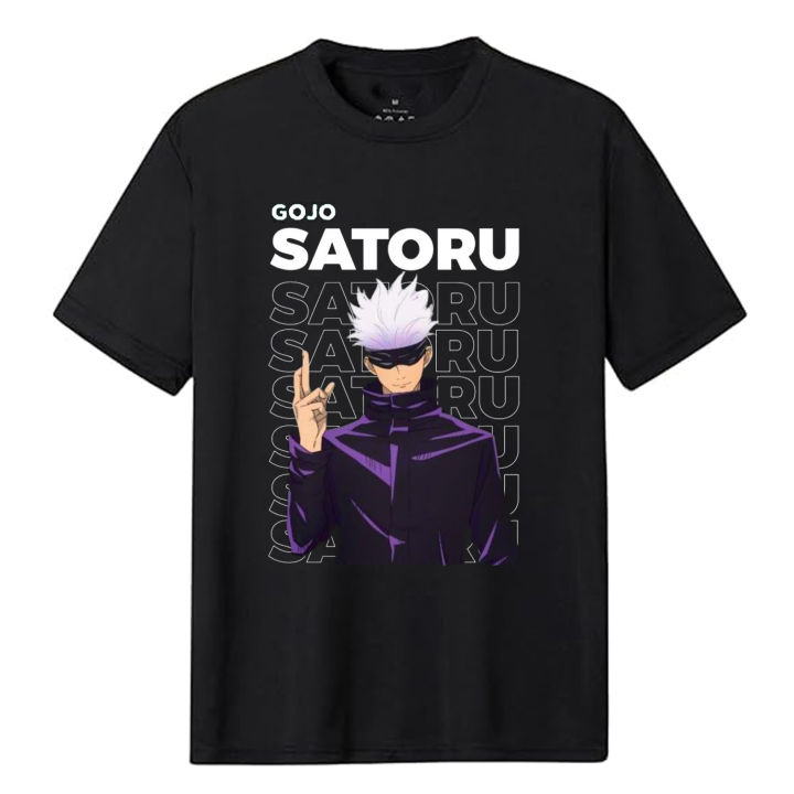 ANIME Jujutsu Kaisen character Gojo Satoru design Tshirt for Anime fans Girls and Boys (Digital Printed Tee-