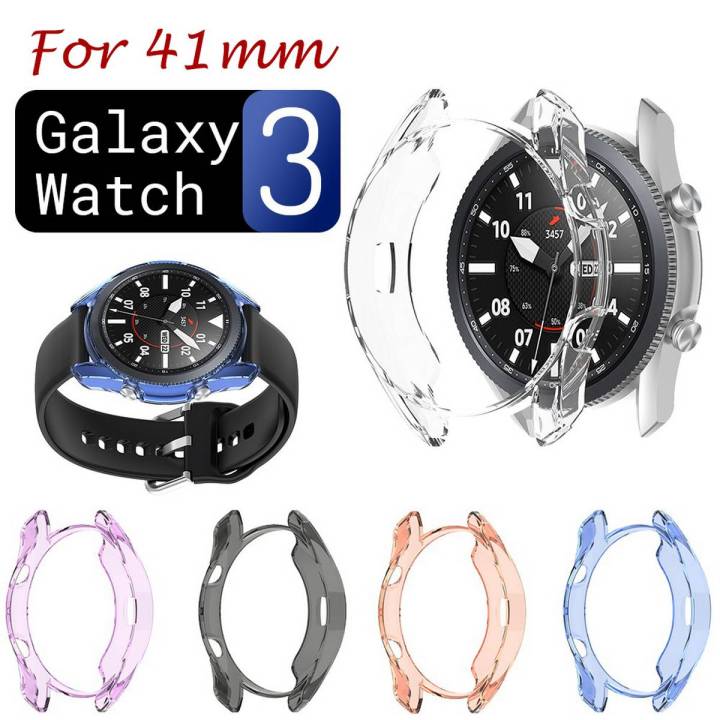 Soft Case For Samsung Galaxy Watch 3 41mm / 41 mm Watch-3 Thin Protective TPU Cover Samsung Watch 45mm Watch 3
