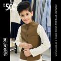 Caramel Waistcoat for Boys | Kapok Kids. 