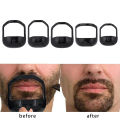 5 Sizes Set of French Beard or Goatee Shaving Template Beard Shaping Tool Trimming Supplies Men Outliner Guide to Shave Goatee. 