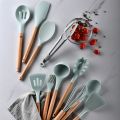 11PCS Silicone Cooking Utensils Set. 