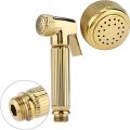 Toilet Hygiene Kit Bidet Portable Wall Mounted Spray/Spray Head/Hand Shower Shattaf Set for Personal Care Hygiene Potty Toilet Gold. 