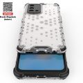 O-Lonnie for Oppo F19 | A95 Back Cover Honeycomb Transparent Back Anti fingerprint Phone Case. 