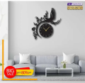 Fairy And Butterflies Wooden Wall Clock Watch For Home Decor And Offices - EVENTO. 
