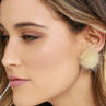 Women\'s Fashion Furry Fluffy Ball Stud Earrings Girls Trendy Sweet Jewelry. 