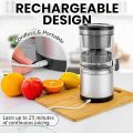 Portable USB Mini Electric Citrus Juicer Blender - Rechargeable Fruit Extractor for Fresh Juice | Orange, Lemon, & More. 