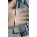 Samsung Galaxy A10s Frameless Case PC Case Hard Transparent Matte Back Cover  - Black. 