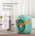 Monster cooling fan, double mist spray fan,  cooling fan 2 in 1, portable handheld fan. 