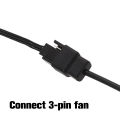 30/50/100CM 3/4 Pin Fan To USB Adapter Cable Computer Pc Fan Power Adapter Cable Maoxiu. 