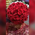 Artificial Flower Hair bun Gajra colourful flowers. 