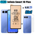 3 IN 1 Infinix Smart 10 Plus Tempered Glass Matte Gaming Screen Protector for Infinix Smart 10 Smart 10 HD Ceramic Matte Screen Protector. 