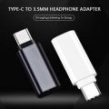 Type-c to 3.5MM audio adapter mobile phone connector adapter for Osmo Pocket & External Microphone for Huawei Xiaomi Samsung. 