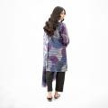 Maahru - Unstitched fabric for women - 2 Piece - Shirt & Dupatta - Spotted Twighlight. 