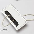 PACK OF 5 PCS COMPUTER DESK OFFICE TABLE WIRE CAP / WIRE COVER ALUMINIUM RECTANGLE 6 X 3. 