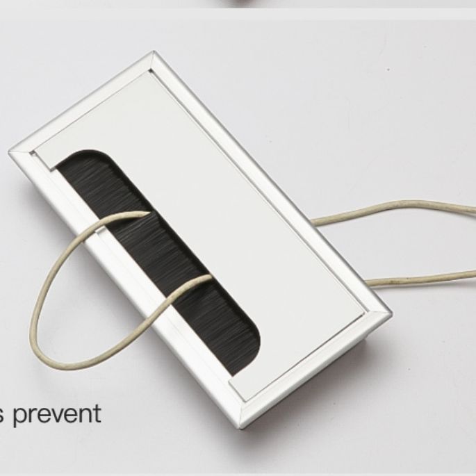 PACK%20OF%205%20PCS%20COMPUTER%20DESK%20OFFICE%20TABLE%20WIRE%20CAP%20/%20WIRE%20COVER%20ALUMINIUM%20RECTANGLE%206%20X%203%20-%20Image%202