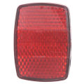 Bicycle Plastic Reflector Tail Light Reflector Front And Rear Warning Tail Light Cycling Accessories. 