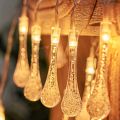 Crystal Waterdrop Ball 20 Led String Fairy Light for Room Decoration - Water drop ball LED Fairy Lights Battery Operated. 