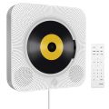 CD PLAYER Tenswall wall mounted cd PLAYER with bluetooth use as a bluetooth speaker USB SUPPORTE Remote control KC 88 Model  FM Radio Aux USB HEADPHONES Jack. 