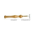 Rug Tool Knitting Embroidery Pen Punch Needle Wooden Handle Imported. 