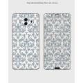 Huawei Mate 10 Phone Skin Front Back And Sides Grey Intricate-1Wall796. 