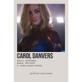 Captain Marvel Carol Danvers The Avengers by the Marvel MCU 2.0 Multiverse Fan Posters Vinyl Paper Quotes Vintage Posters Home Room Art Painting Wall Poster. 