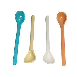 Best Quality Thick Unbreakable Plastic Ice-Cream Spoon Set of 6 For Ice cream/ Dessert/Sweet Eating