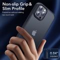 CASEKOO compatible for iPhone 13 Pro Case Koo Shock, [10 FT Drop Protection] [Skin-Friendly Touch] Rugged Matte Back, Thin Translucent Protective Case 6.1", Black. 