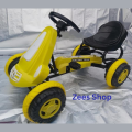 Racing Car Baby Pedal Driven Car Starring Pedal Car With Big Colorful Fomic Big Tyres in Random Color. 