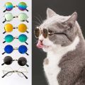 Round Funny For Small Dog Cat Decoration Lovely Reflection Sunglasses Pet Glasses Eye Wear Photos Props. 
