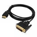 HDMI to DVI to HDMI DVI-D 24+1 Pin Adapter Cable DVI D Male to HDMI Male 3 Meter. 