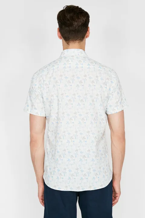 Koton%20Men's%20Blue%20Patterned%20Shirt%209YAM61054BW%20-%20Image%205