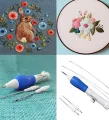 3D Embroidery Punch Needle Russian Embroidery Cross Stitch-KS. 