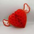 FLYING HEART HONEYCOMB RED HEART HONEYCOMB ( 20 CM ). 