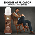 WBM Liquid Shoe Polish - Brown  Instant Shine Shoe Polish with Cleaning Sponge - 75ML. 