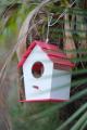 Bird House Set – 4 Pcs PVC Waterproof Outdoor Bird Nesting Boxes for Garden & Balcony. 
