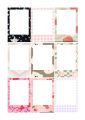 9 pieces Cute Polaroid Frames Set Aesthetic Photo Borders Pack Kawaii Picture Frame Stickers Creative Instax Decor Frames Pastel Polaroid Frame Collection Themed Photo Card Borders DIY Decorative Photo Frames Mini Photo Frames. 