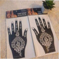 2 pc Henna Hand Mehndi Stencils | Reusable for Women Wedding Flower Glitter Airbrush Stencil Template | Design Mehndi Drawing Pochoir Henne. 