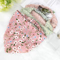 Women Soft Head Scarf Floral Hair Bandana Triangle Head Scarves Headband SUPER BABY. 