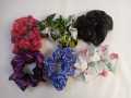 Scrunchies for Girls - High Quality Silk Hair Ties Pack of 5, Multicolor Printed. 