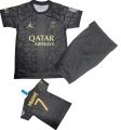 mbappe psg football kit  for kid size. 