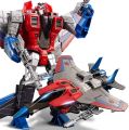 Kids Transformers Action Figure STARSCREAM Robot Autobot Interchangeable Jet Plane. 