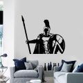 Spartan Warrior Military Spear Shield Vinyl Wall Stickers Home Decor Living Room Diy Mural Art Decals. 