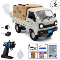 Remote Control Suzuki Rechargeable With Spray Smoke – Headlights & Sound Functions – 1:16 Scale Pickup & Delivery Truck – Random Color. 
