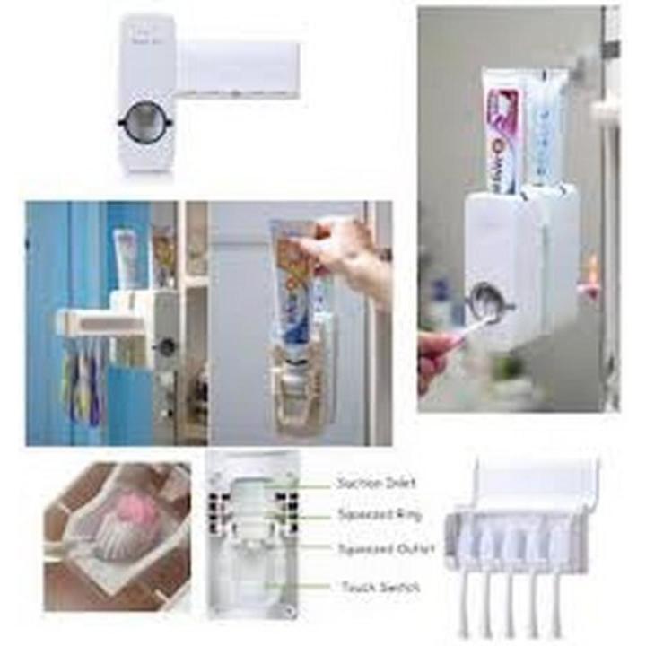 Toothbrush Holder Cute Minions Wash Set Automatic Toothpaste Dispenser