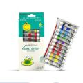 Keep Smiling Glass Colour Paints - Pack of 12 x 12ml. 
