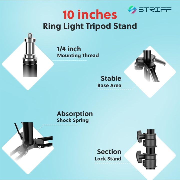 26CM%20Selfie%20LED%20Ring%20Light%20with%207ft%20Tripod%20Stand%20Mobile%20Phone%20Holder%2026%20CM%20ringlight%207%20feet%20tripod%20stand%203%20Modes%20RingLight%207%20Feet%20Tripod%20Stand%20Light%20Vlogging%20Light%20Mobile%20Phone%20Photography%20Light%20-%20Image%203