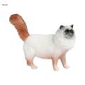 Realistic Cat Figurines Small Animals Figures Cat Model Ornaments for Landscape. 