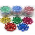 Fingertip Gyroscope Metal Fidget Spinner Big Size Metal Ball Stress Reducer Toy| 5 Side Star Shape Metal Hand Fidget Spinner| Fidget Spinners Cube. 