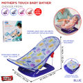 Mama Love Baby Bather With Head Rest Cushion Infant Folding Bath Seat Bath Support for Use in the Sink or Bathtub Includes 2 Reclining Positions For Newborn Babies. 